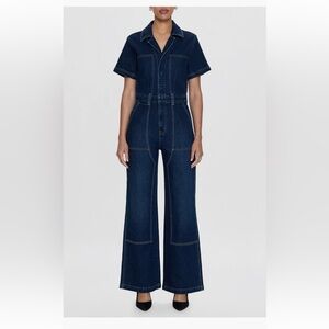 Pistola ‘Jacob’ Wide Leg Denim Jumpsuit